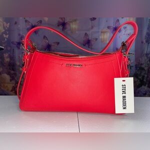 Steve Madden Bright Red Shoulder Bag
